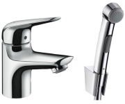 Смеситель для умывальника Hansgrohe Novus 71144000 с гигиеническим душем