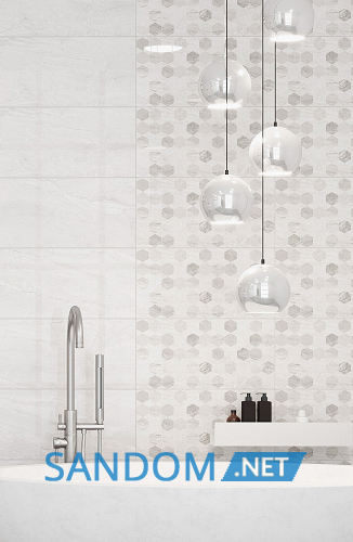 Плитка для стен Golden Tile  Marmo Milano 30х60 светло-серая