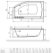 Ванна акрилова Radaway Sitera 160x95 з ніжками