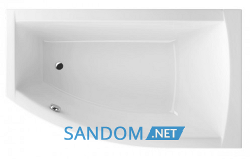 Ванна акрилова Radaway Sitera 160x95 з ніжками