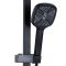 Душова система Lidz Wawel 1030 Black зі змішувачем з виливом
