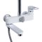 Душевая система Qtap Jay Chrome/White со смесителем с изливом