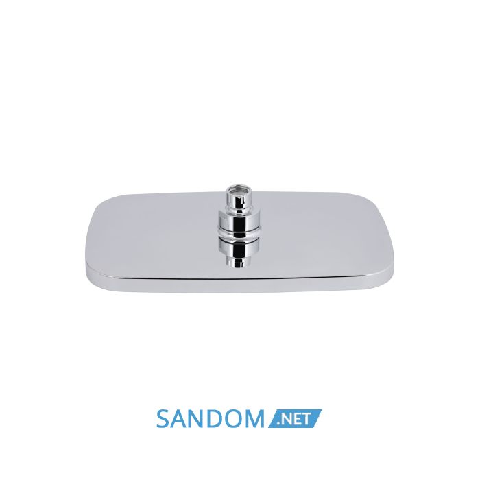Душевая система Qtap Gemini Chrome/White со смесителем с изливом