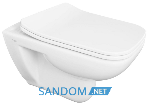 Підвісний унітаз CeraStyle Duru 018500 з кришкою Slim Soft-Close