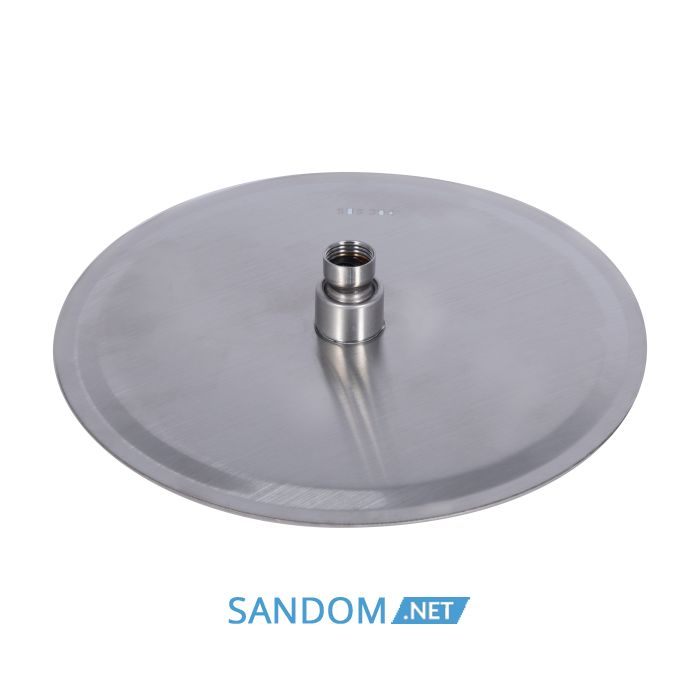 Душова система Lidz Aria 1033 Nickel зі змішувачем з виливом