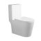 Унітаз моноблок підлоговий Qtap Kolibri Ultra Quiet безобідковий з сидінням Soft-close WHITE QT10226380W