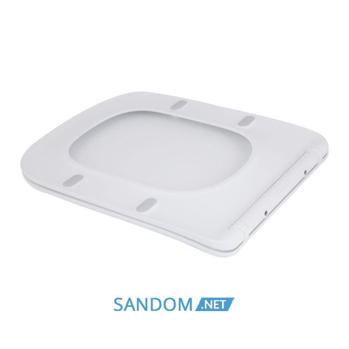 Унітаз моноблок підлоговий Qtap Kolibri Ultra Quiet безобідковий з сидінням Soft-close WHITE QT10226380W