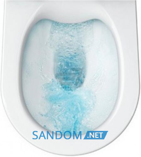 Унітаз підвісний Roca Meridian Rimless A34H24000 із сидінням Slim