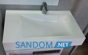 Умивальник над пральною машиною Fancy Marble Shelly 80х50