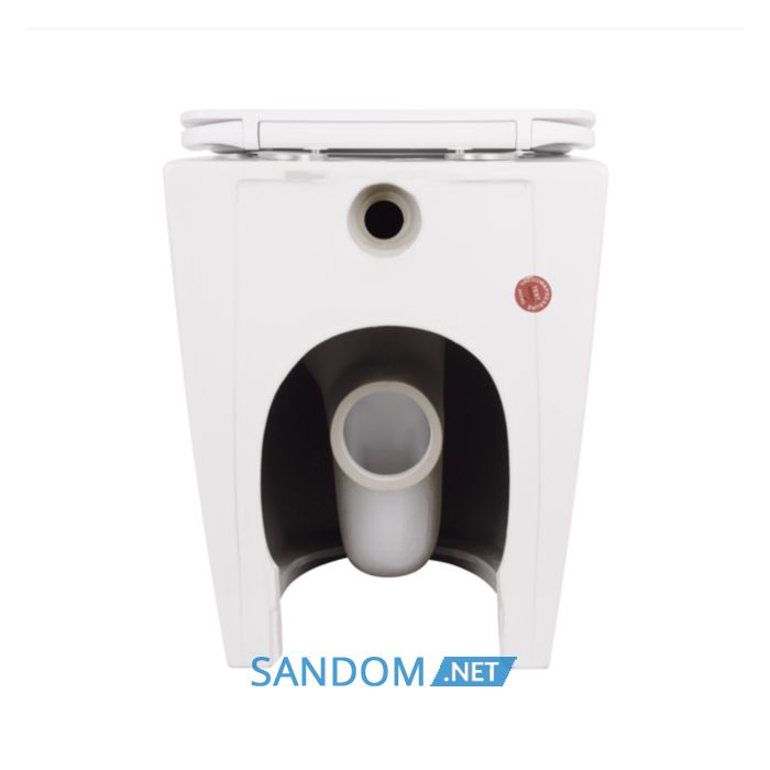 Унитаз подвесной Qtap Robin Ultra Quiet безободковый с сиденьем Soft-close