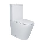 Унитаз компакт Qtap Swan Ultra Quiet с сидением Soft-close QT16222182TW White