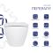 Унітаз підвісний Qtap Jay Ultra Quiet безобідковий з сидінням Soft-close QT07335175W