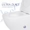 Унітаз підвісний Qtap Jay Ultra Quiet безобідковий з сидінням Soft-close QT07335175W