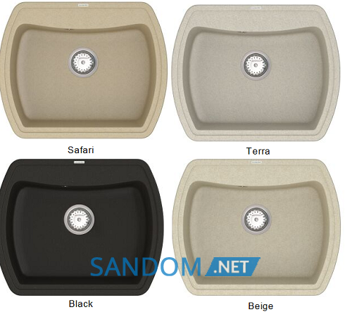 Гранітне миття Vankor Norton NMP 01.63 625х505х200