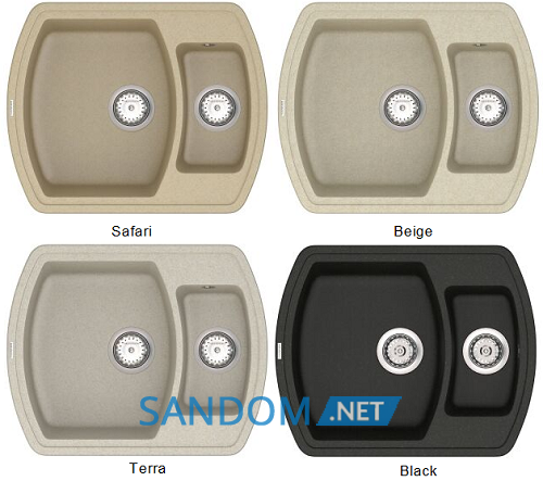Гранитная мойка Vankor Norton NMP 03.63 625х500х200