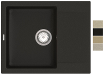 Гранитная мойка Vankor Orman OMP 02.61 585х480х190