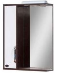 Зеркало в ванную со шкафчиком Van Mebles Lora Wenge 60