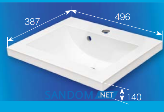 Умивальник Fancy Marble Jody 50x39