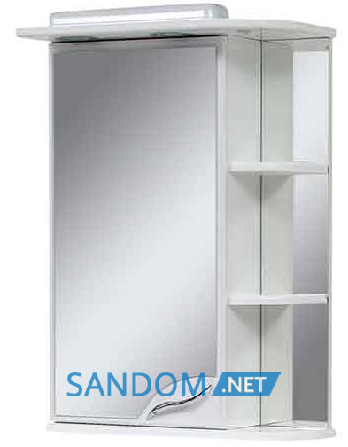 Дзеркальна шафа у ванній кімнаті Van Mebles Econom 55