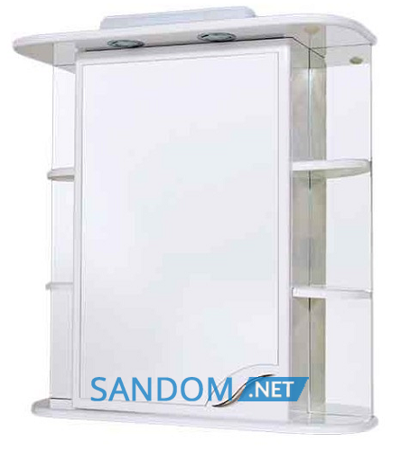 Дзеркальна шафа у ванній кімнаті Van Mebles Econom 60