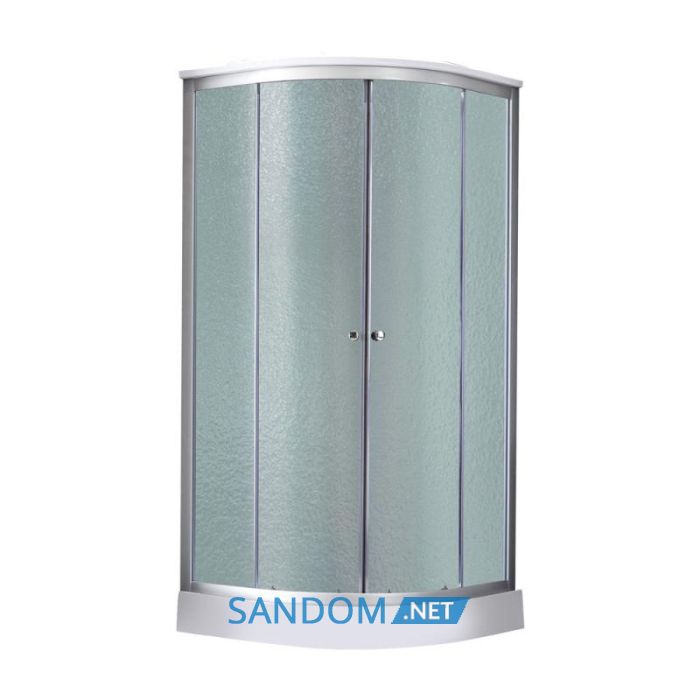 Душевой бокс Lidz Tani SB100x100.SAT.LOW.FR с низким поддоном