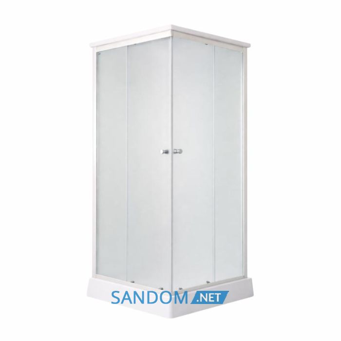 Душевой бокс Lidz Kubis SB90x90.SAT.LOW.FR с низким поддоном