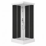 Душевой бокс Lidz Kubis SB90x90.SAT.LOW.GR с низким поддоном