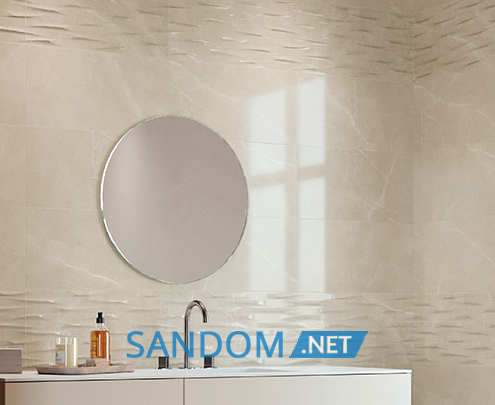 Плитка для стен Baldocer Drip Bayona B-Thin Ivory 30х90