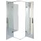 Душевая кабина Bravo WDA N90TC 90x90x185 без поддона (стекло с трех сторон)