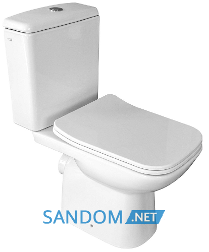 Унітаз-компакт CeraStyle Duru 028800 з кришкою мікроліфт