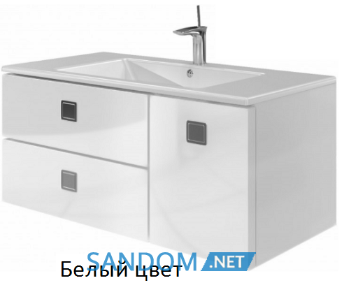 Тумба з умивальником Botticelli Rimini Rm-100 із врізними ручками