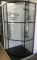 Душевая кабина Dusel 100х100х190 DL197HBP Black Matt Pain без поддона