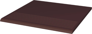 Плитка для ступени Paradyz Natural Brown Stopnica Prosta 30х30