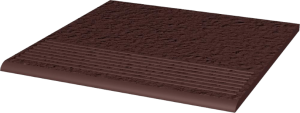 Плитка для ступени Paradyz Natural Brown Stopnica Prosta Duro 30х30