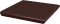 Плитка для сходів з капіносом кутова Paradyz Natural Brown Kapinos Stopnica Narożna Duro 33х33