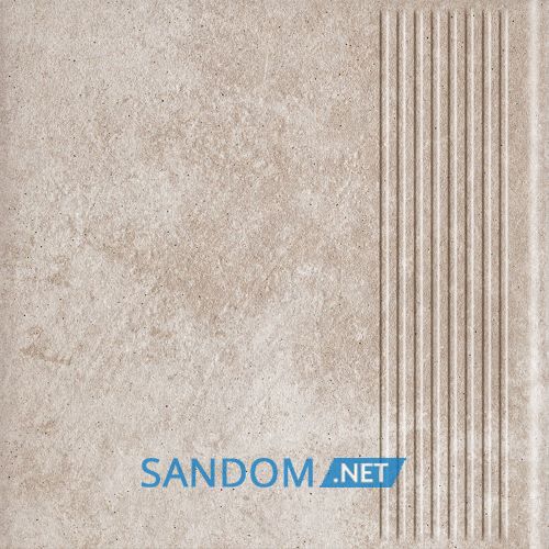 Плитка для ступени Paradyz Viano Beige Stopnica Prosta 30х30