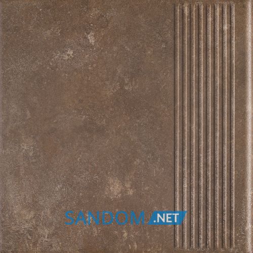 Плитка для ступени Paradyz Ilario Brown Stopnica Prosta 30х30