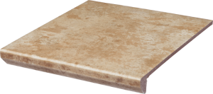 Плитка для ступени Paradyz Ilario Beige Kapinos Stopnica Prosta 30х33