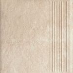 Плитка для ступени Paradyz Scandiano Beige Stopnica Prosta 30X30