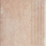 Плитка для ступени Paradyz Scandiano Ochra Stopnica Prosta 30X30