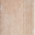 Плитка для ступеня Paradyz Scandiano Ochra Stopnica Prosta 30X30