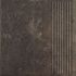 Плитка для ступени Paradyz Scandiano Brown Stopnica Prosta 30X30