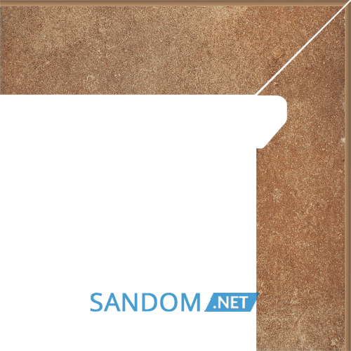 Цоколь Paradyz Scandiano Rosso Cokół 2 El.-Prawy 8,1X30