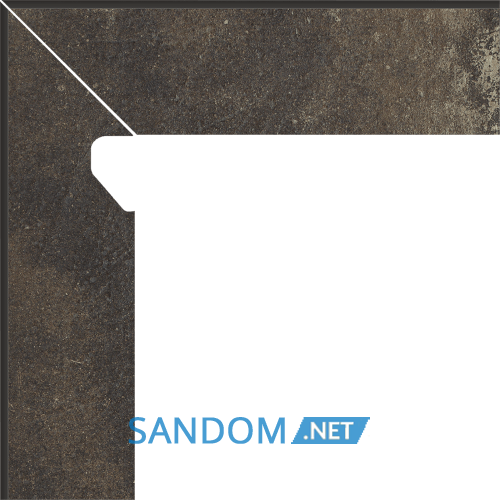 Цоколь Paradyz Scandiano Brown Cokół 2 El.-Lewy 8,1X30