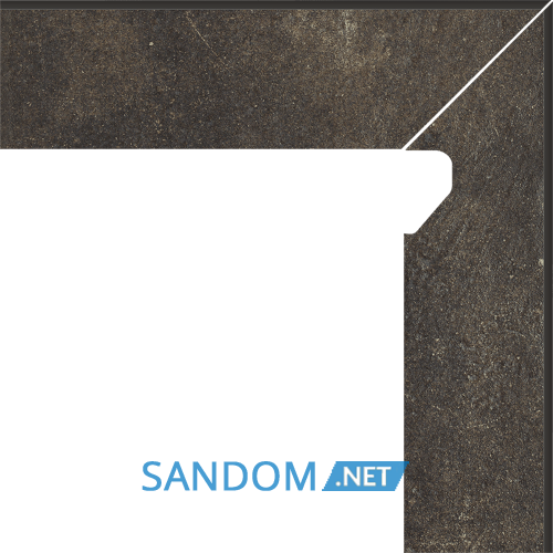 Цоколь Paradyz Scandiano Brown Cokół 2 El.-Prawy 8,1X30