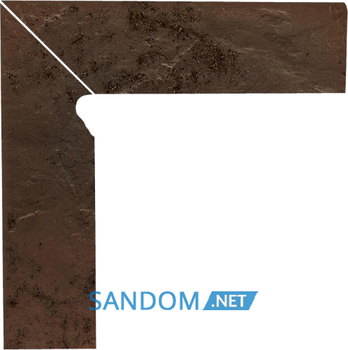 Цоколь Paradyz Semir Brown Cokół 2 El.-Lewy 8,1X30