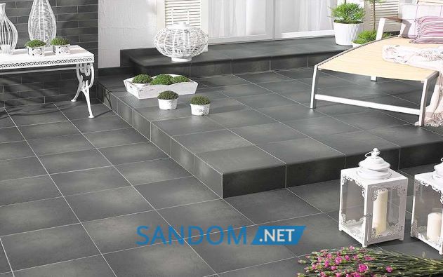 Плитка для сходів з капіносом кутова Paradyz Semir Brown Kapinos Stopnica Narożna 33х33