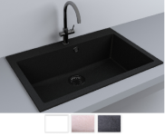 Гранитная мойка Fancy Marble Jersey 761х506х220