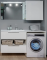 Тумба Fancy Marble Vivara с умывальником Lauretta 1500