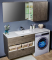 Тумба Fancy Marble Vivara с умывальником Lauretta 1500